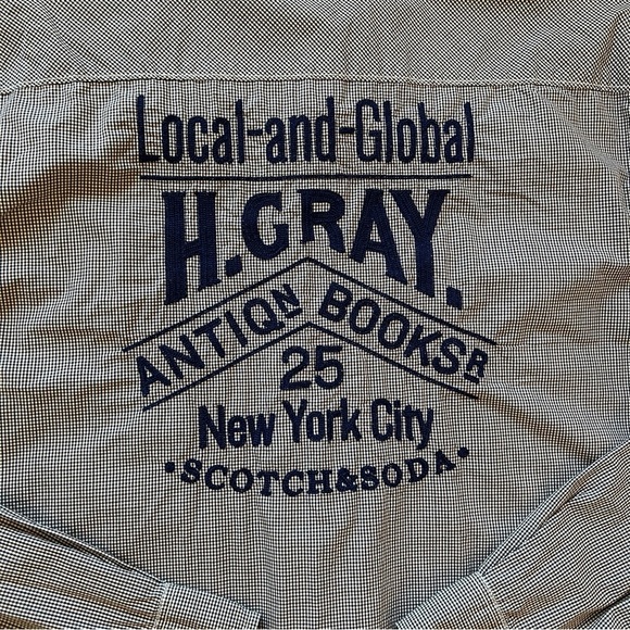 Scotch & Soda Men’s LS Snap Button Up Shirt - Picture 5 of 6